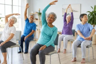 Free Chair Yoga For Seniors 10 Easy Expercises