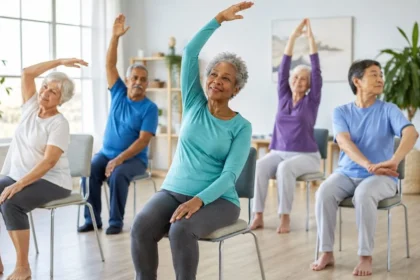 Free Chair Yoga For Seniors 10 Easy Expercises